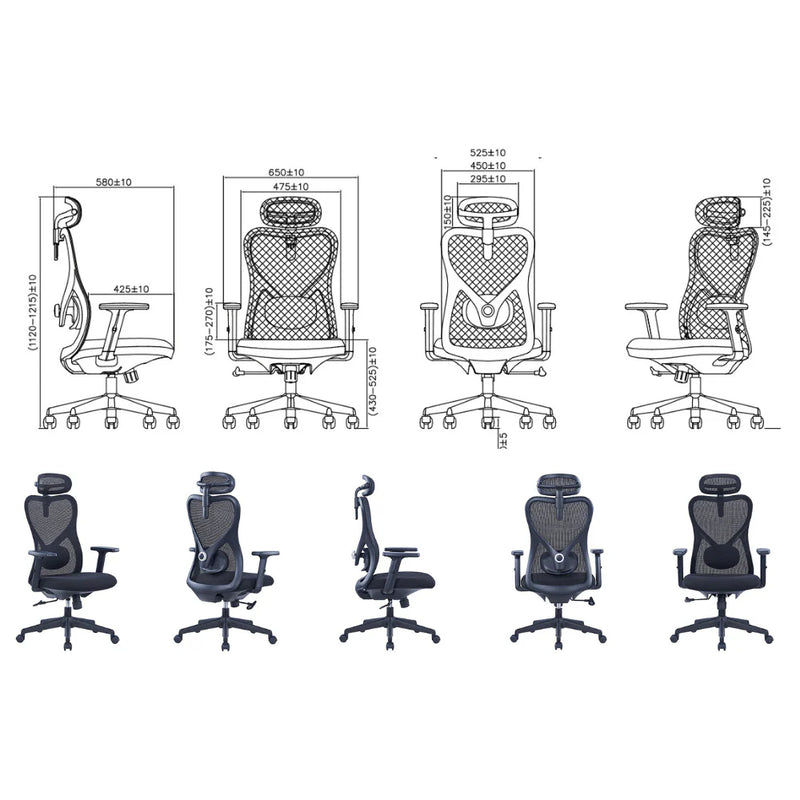 KH-518 Koko High Back Ergonomic Office Chair Computer Chair