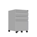 SST015 Statico three-layer drawer metal stainless steel movable drawer file cabinet