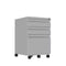 SST015 Statico three-layer drawer metal stainless steel movable drawer file cabinet