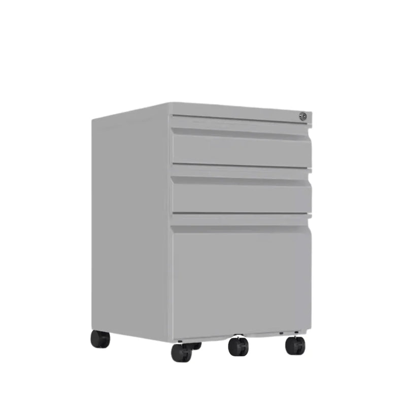 SST015 Statico three-layer drawer metal stainless steel movable drawer file cabinet
