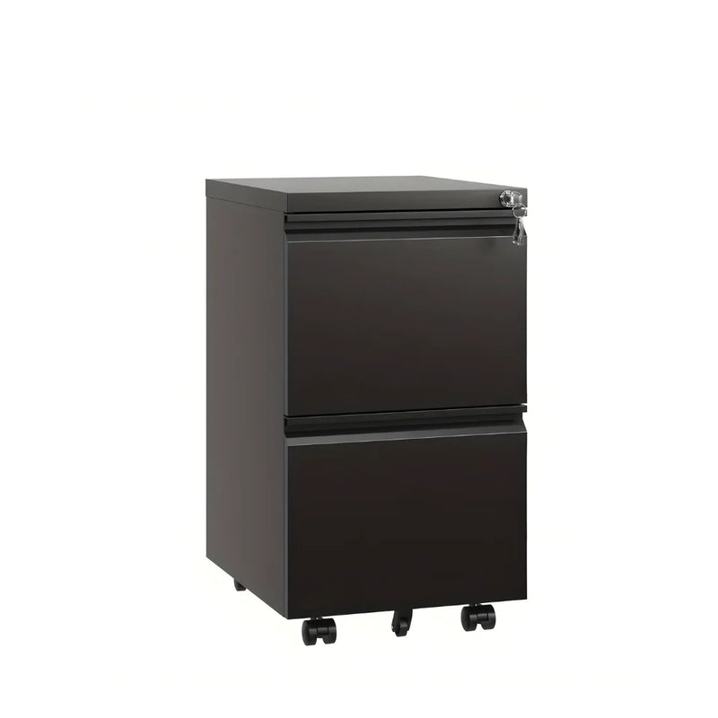 SST016 Solido Double-layer drawer Metal stainless steel movable drawer file cabinet