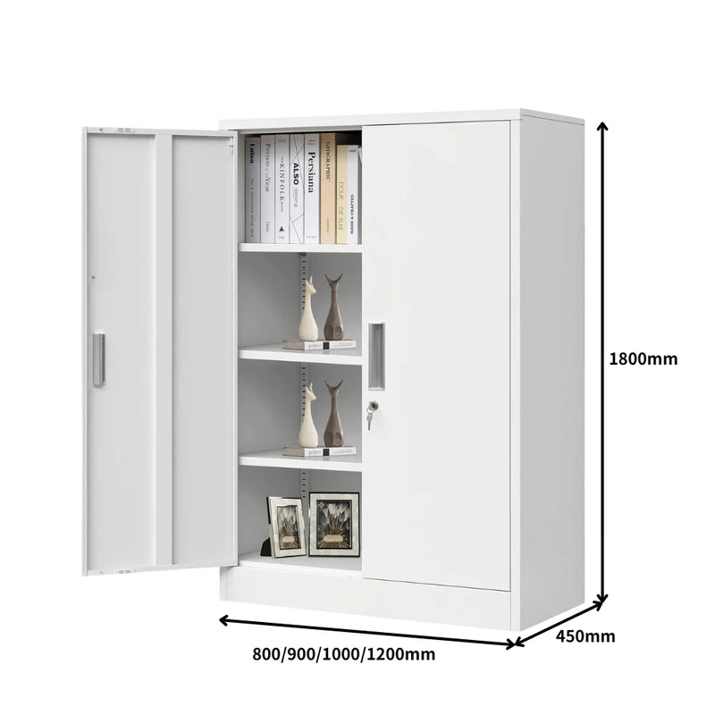 SST012 Minimal Office Metal Steel Double Door Cover File Cabinet