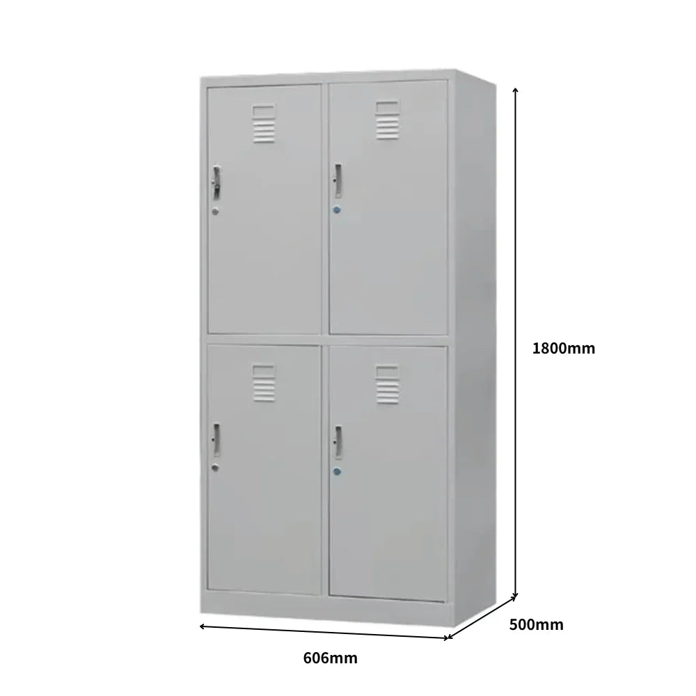 SST008 Preci Office Metal Stainless Steel Locker and Wardrobe