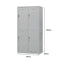 SST008 Preci Office Metal Steel Storage Locker Wardrobe Cabinet