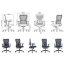 KH-518-L Koko Middle Back Ergonomic Office Chair Computer Chair