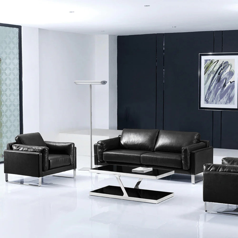 ST046 Moda 單座豪華皮革辦公室梳化