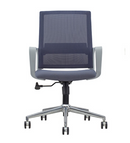 KH-219B-HS-Umbe Mid-Back Mesh Chair (Simple Style) (White Frame)
