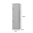 SST008 Preci Office Metal Steel Storage Locker Wardrobe Cabinet
