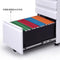 SST015 Statico three-layer drawer metal stainless steel movable drawer file cabinet