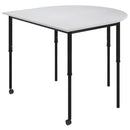 KS056 D-End 高度可調坐立式學校桌｜Sit-Stand Adjustable School Desk