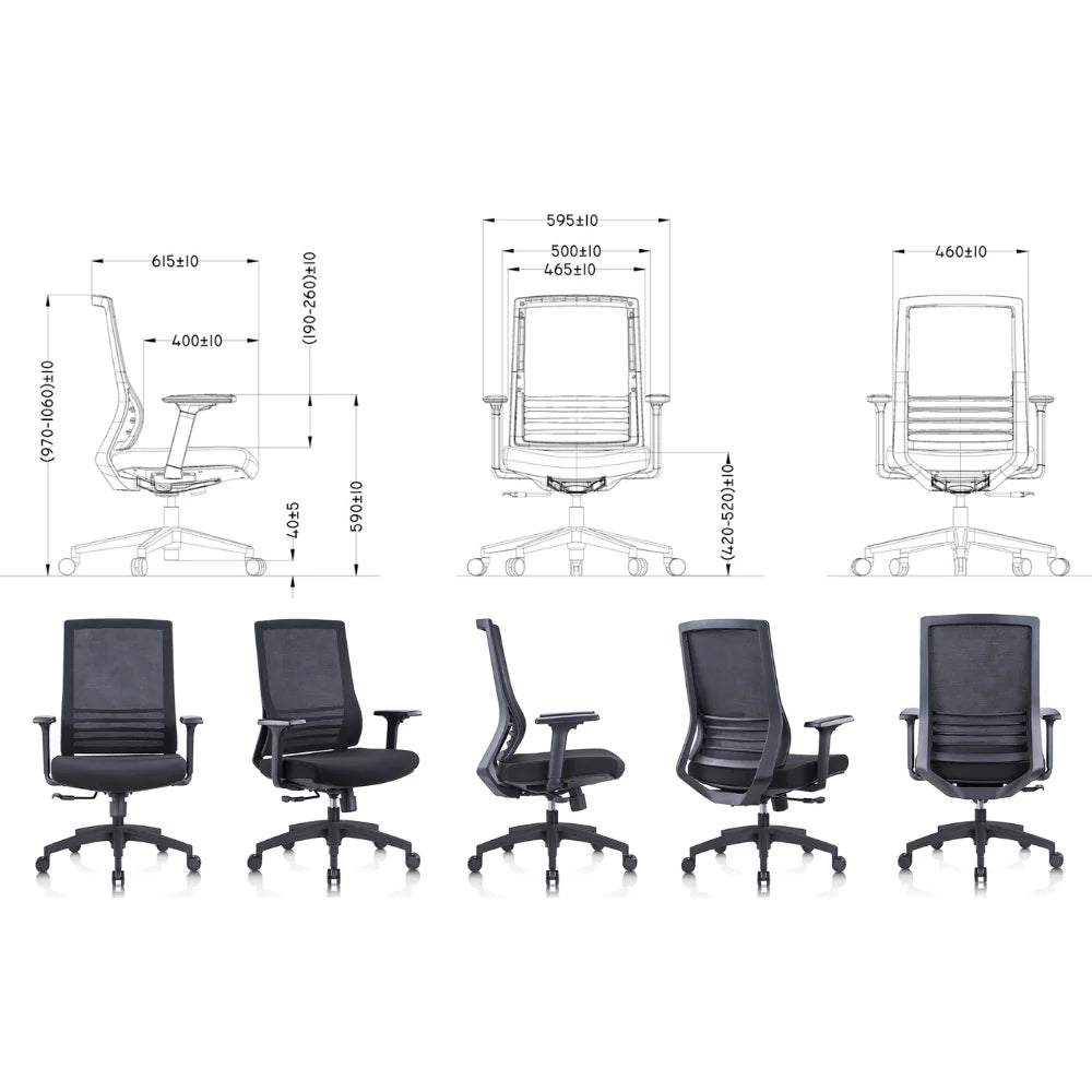 <tc>KH-302A Mesh Oil Pressure Chair</tc>