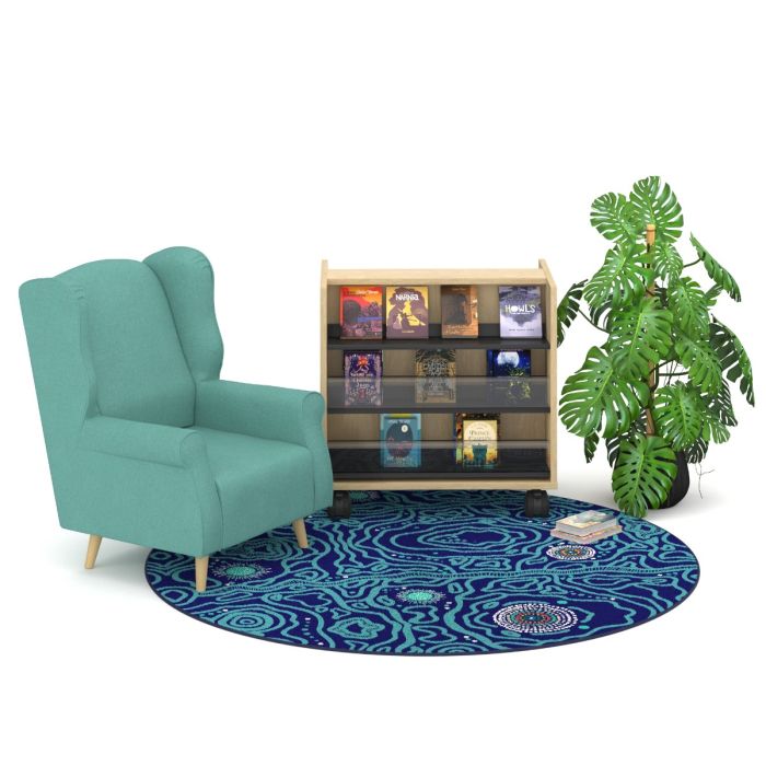 KV002 Studia Library Mobile Cabinet｜Multi-purpose Liabrary Classroom Cabinet 