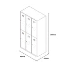 SST007 Tecno office thin edge stainless steel metal handle storage cabinet wardrobe