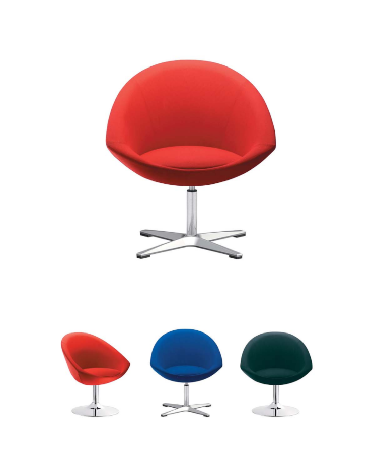 KSY097-OU Comodo 低背四星固定底盤休閒椅