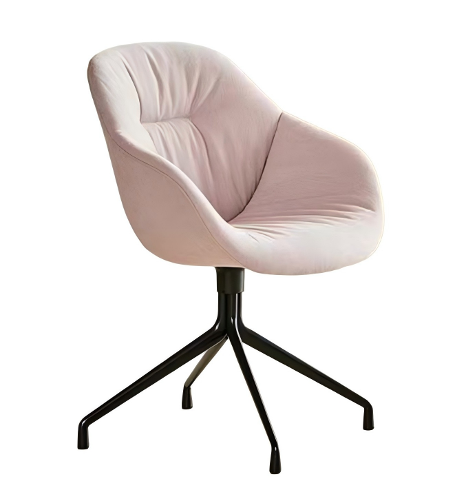 KSY078-OU Notte 時尚布藝洽談會客餐椅