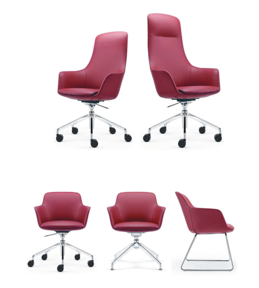 KSY088-OU Pace 辦公室真皮休閒扶手椅