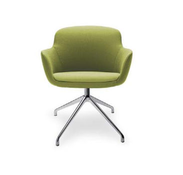 KSY095-OU Ozio 北歐風簡約布藝會客椅