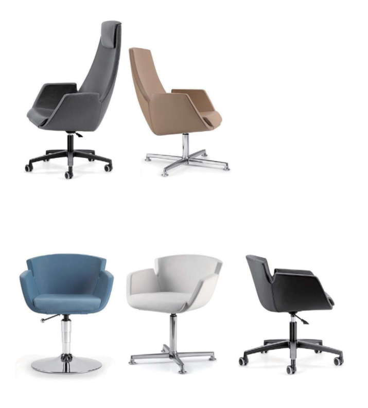 KSY070-OU Oasi 時尚圓盤底座接待會客椅