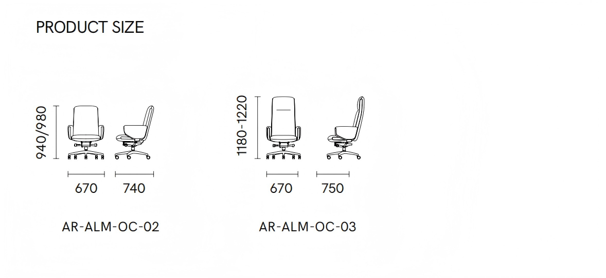 AR167029 行政辦公椅｜展現尊尚專業商務格調