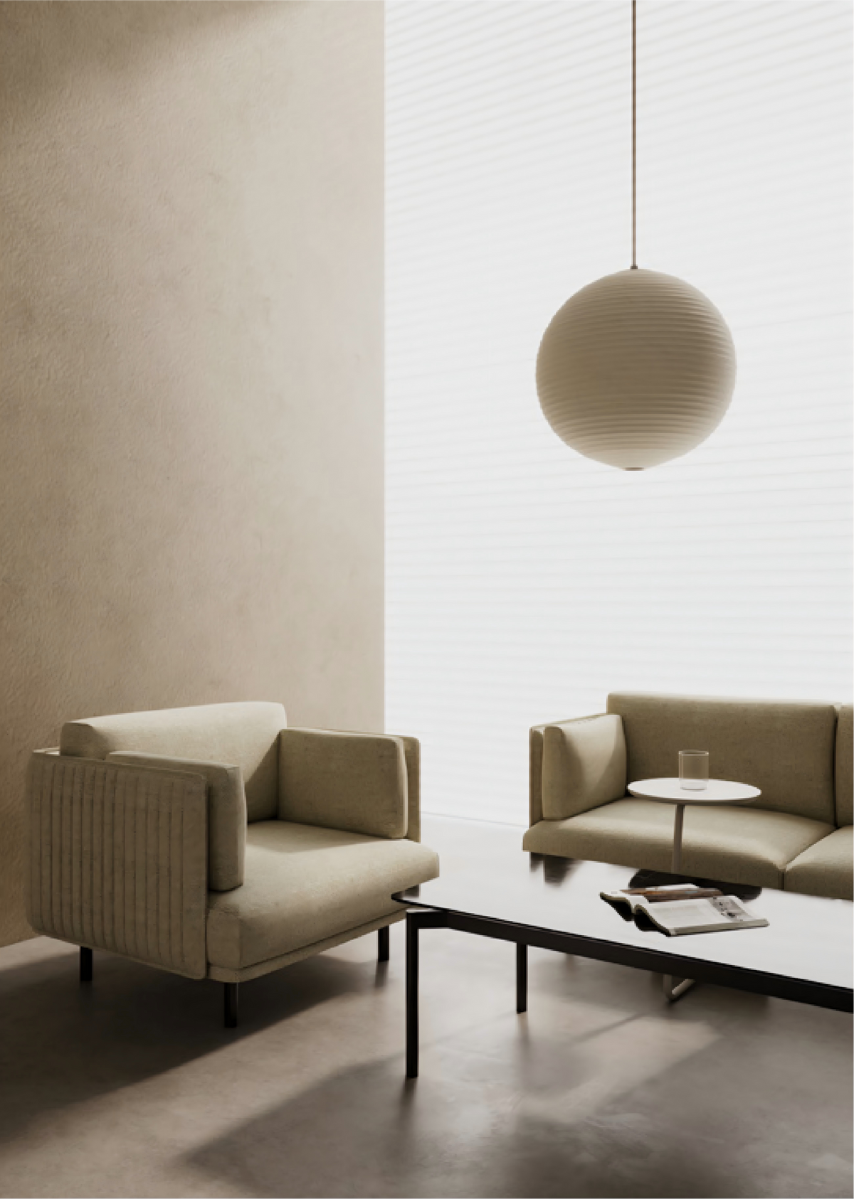 AR167040 高背梳化設計｜兼顧私隱、舒適與聲學需求