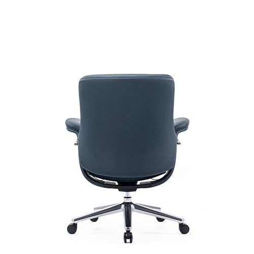 KH399-L Basi Mid-Back Black Leather Executive Chair