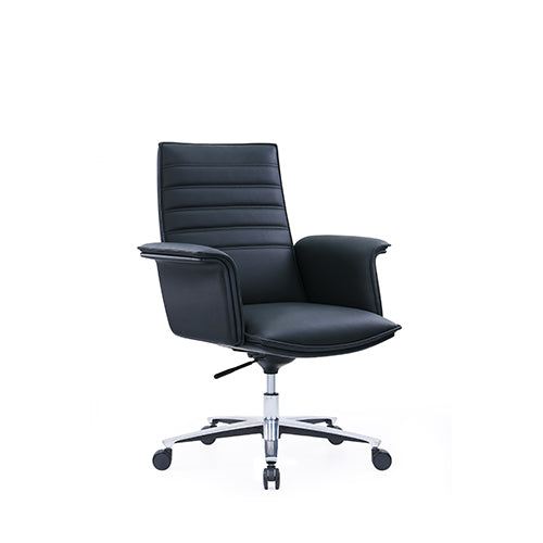 KH512-L Atrio Mid-Back Adjustable Leather Office Chair | Patented Executive Chair