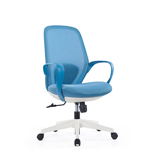 KH533D Waldo 高彈厚墊網布辦公椅（天藍色）｜Premium Comfort Chair