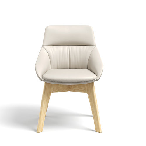 KH591B Veron Cream White Lounge Chair