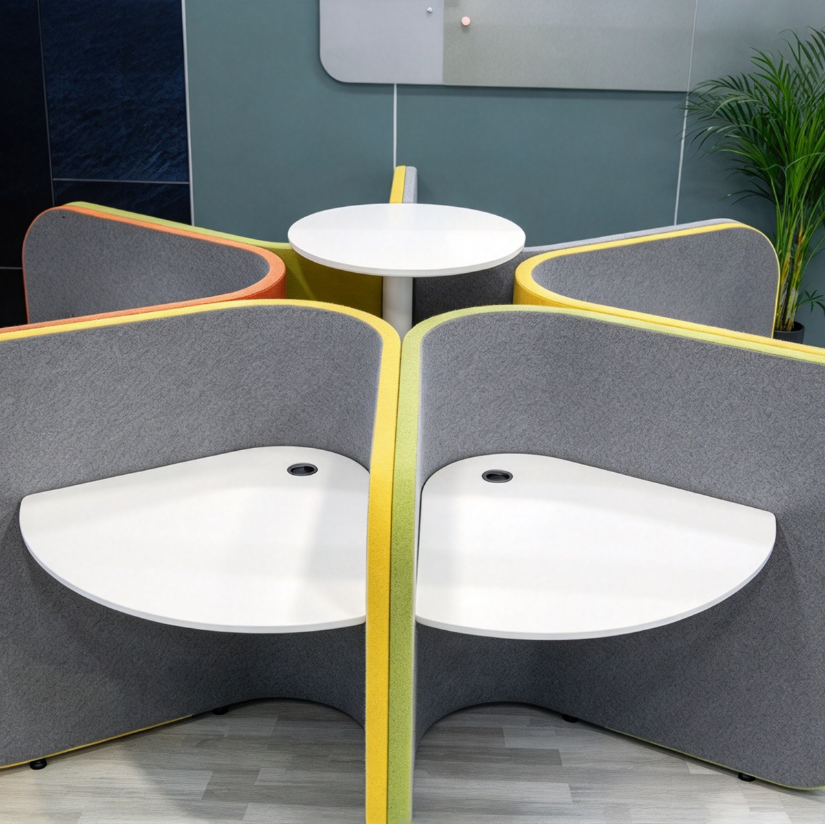 EFP-17 Flower 花瓣工作位 隔板 Petal workstation Partition