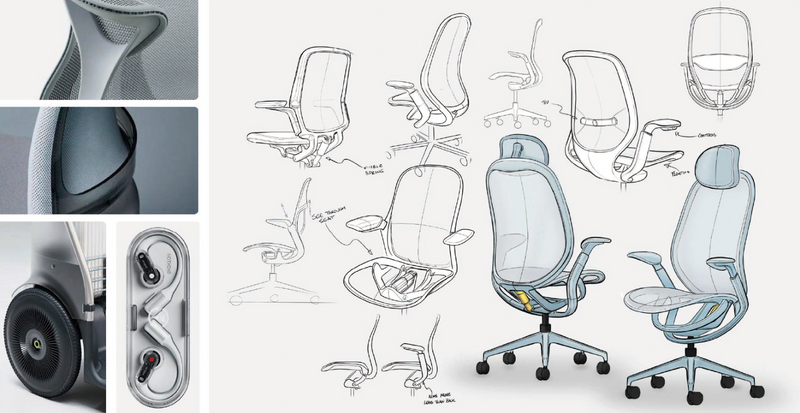 GT-0015 O2 Middle Back Arm Rear Armwork Ergonomic Office Chair Computer Chair