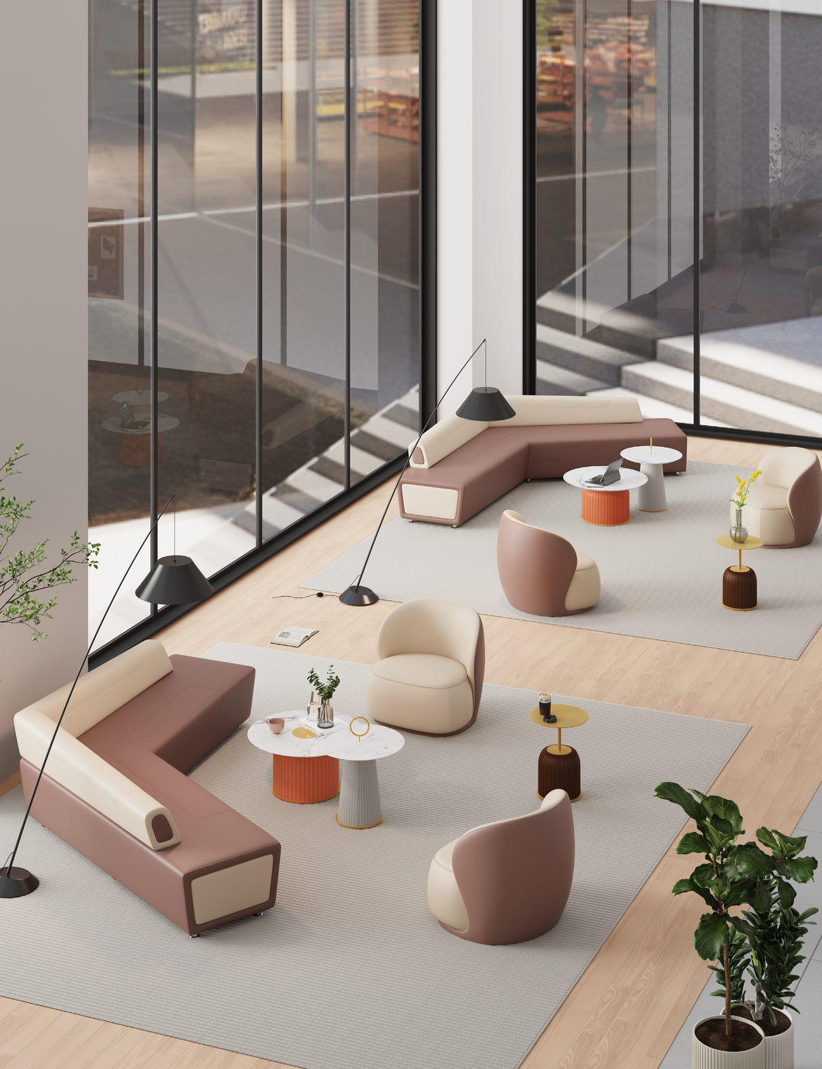 JT34033 醫院大堂座椅｜Hospital Lobby Seating Hong Kong｜KLT