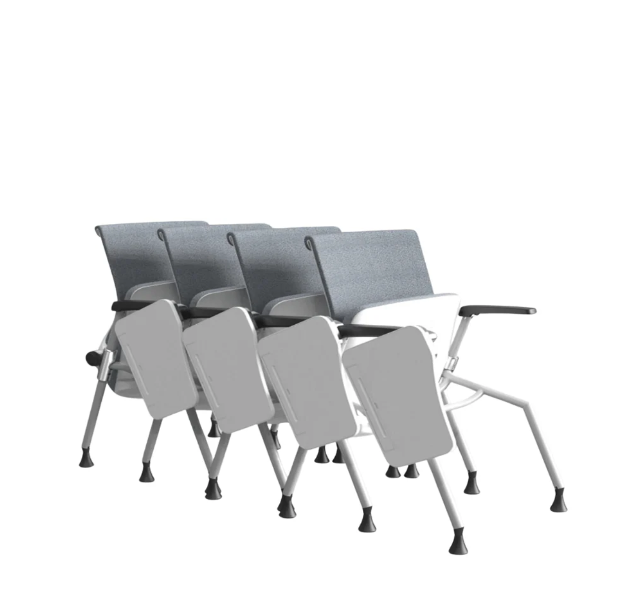 K520-B Aeo Stackable Training Chair with Wheels 