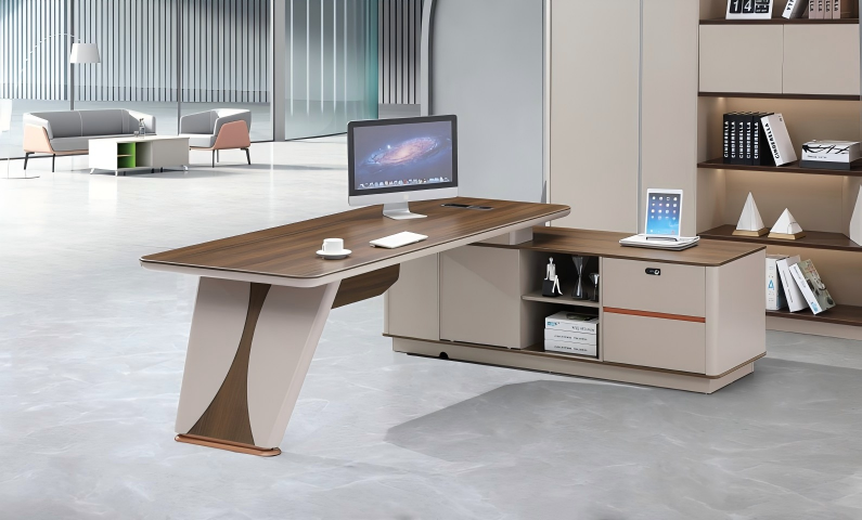 KA26 行政大班桌連儲物側櫃