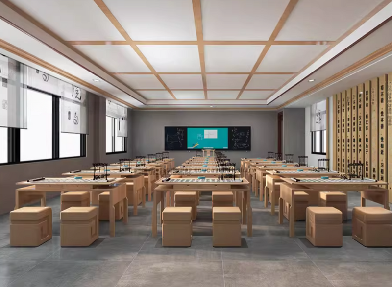 KAD10 Aula 塑料仿古凳