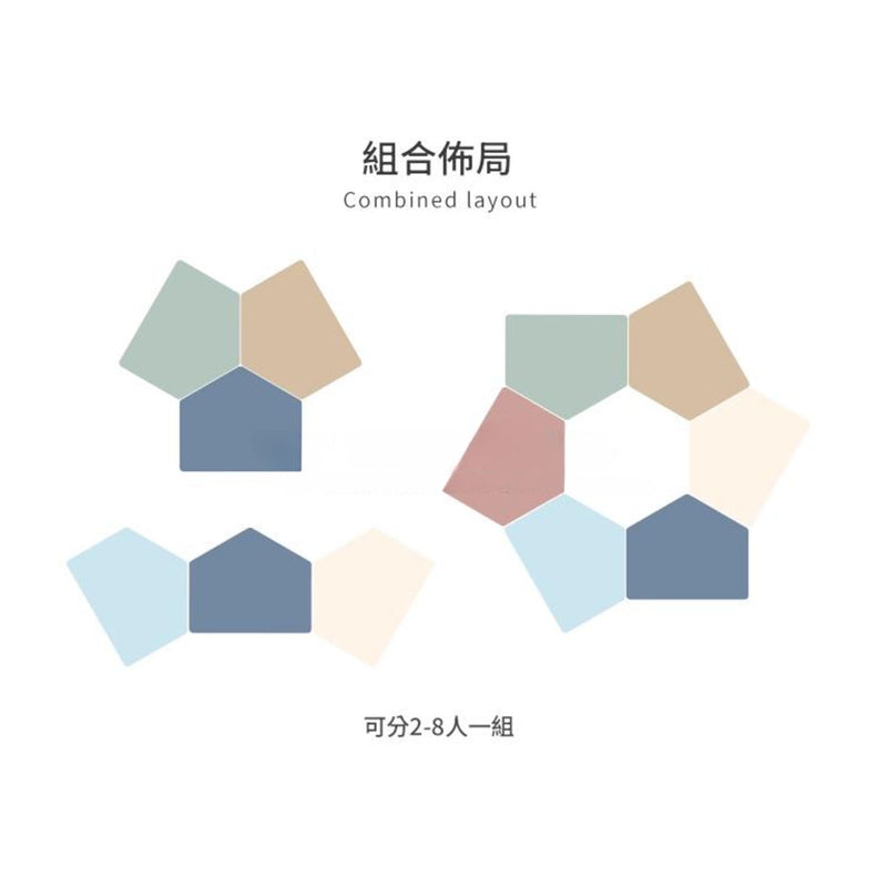 KAD47 Forma 五邊形雙層組合桌