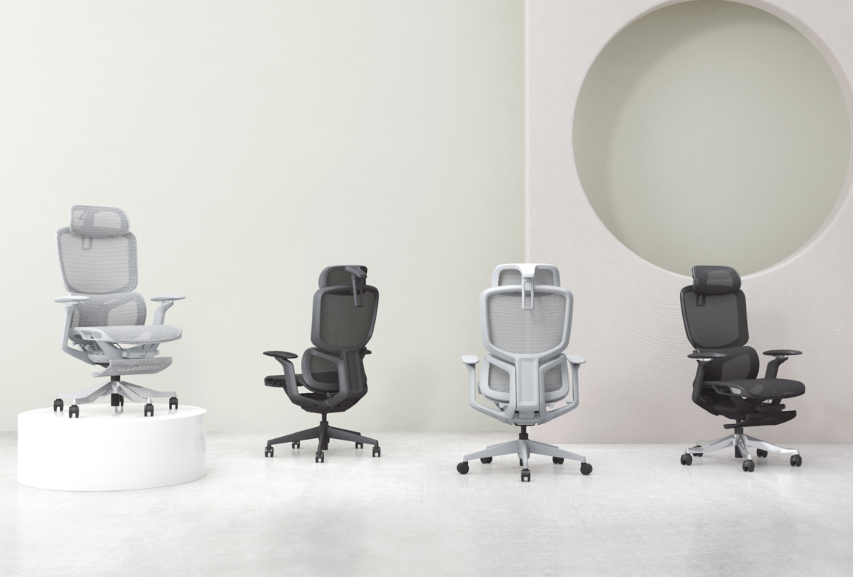 KEJX-008A EJX High Back Ergonomic Chair | Reclining Office Chair with Footrest 