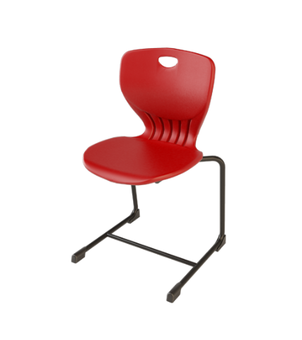 KEM081 Stackable Plastic Bow-Shaped Leg Training Chair