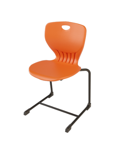 KEM081 Stackable Plastic Bow-Shaped Leg Training Chair
