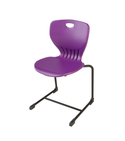 KEM081 Stackable Plastic Bow-Shaped Leg Training Chair