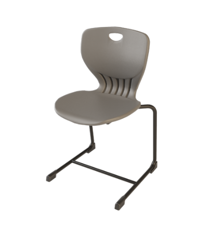 KEM081 Stackable Plastic Bow-Shaped Leg Training Chair