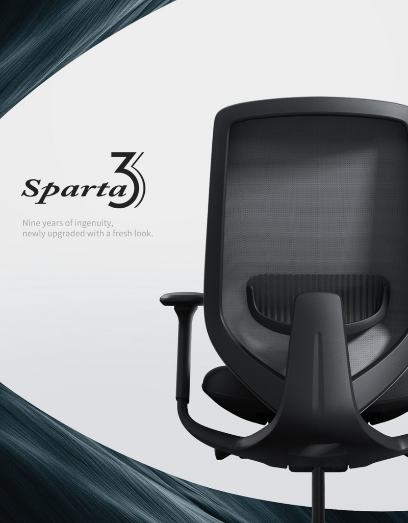 KESP3-001A Sparta High Back Ergonomic Office Chair Computer Chair