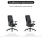 KESP3-001A Sparta High Back Ergonomic Office Chair Computer Chair