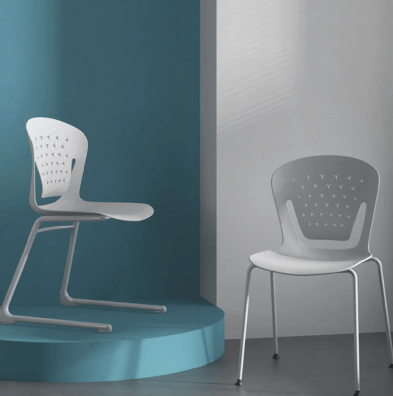 KH-003A UCUP 4-foot stackable plastic classroom training chair | Ergonomic design