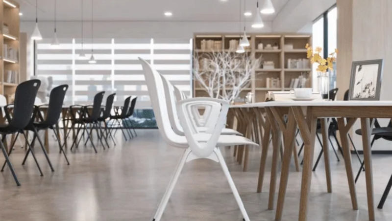 KH-006-A LING-A Stackable Plastic Training Chair｜The first choice for public space storage