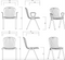 KH-006-A LING-A Stackable Plastic Training Chair｜The first choice for public space storage