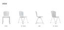KH-006-A LING-A Stackable Plastic Training Chair｜The first choice for public space storage