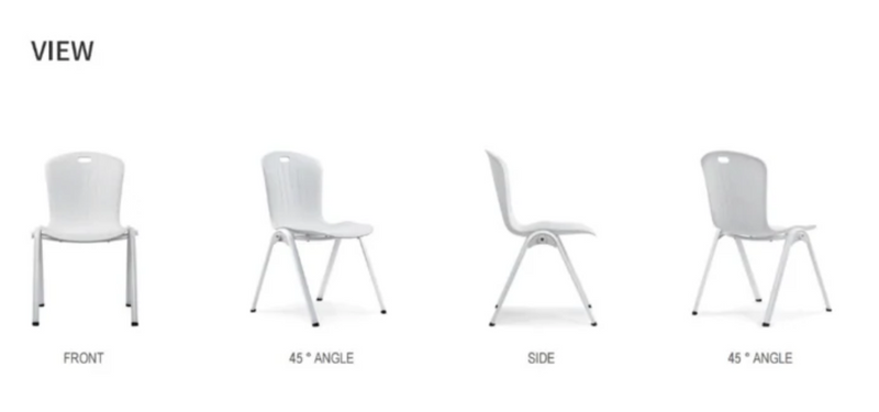 KH-006-A LING-A Stackable Plastic Training Chair｜The first choice for public space storage