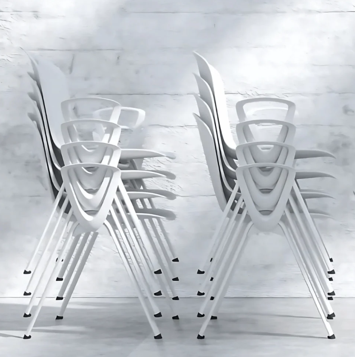 KH-006-A LING-A Stackable Plastic Training Chair | Ideal for Public Space Storage