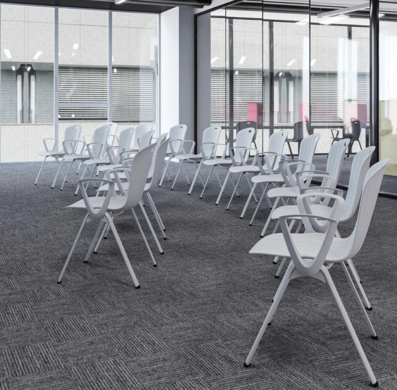 KH-006-A LING-A Stackable Plastic Training Chair｜The first choice for public space storage