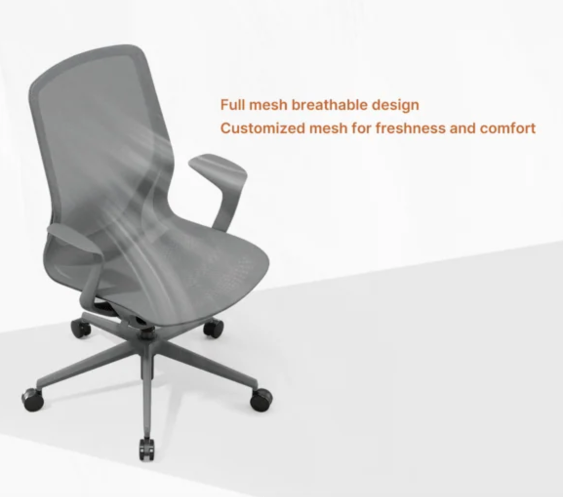 KH-001LR Aria Light Mid-Back Ergonomic Mesh Office Chair 